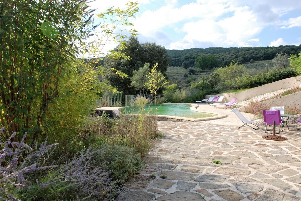 Les Jardins Du Mas Evesque Bed and Breakfast Rousson  Buitenkant foto